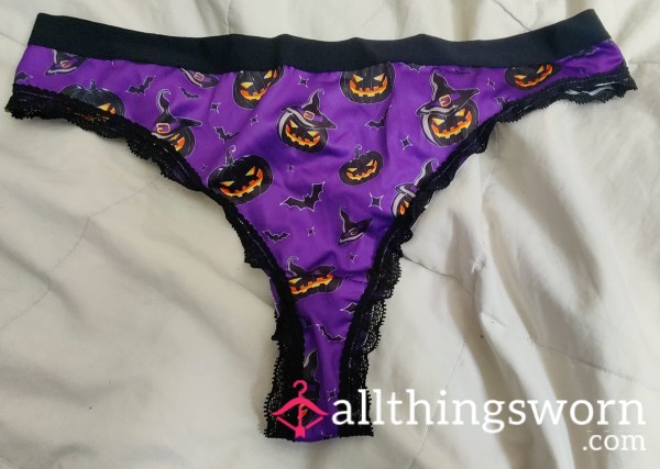 Jack-o'-lantern Thong Panty, 2 Days Of Fun