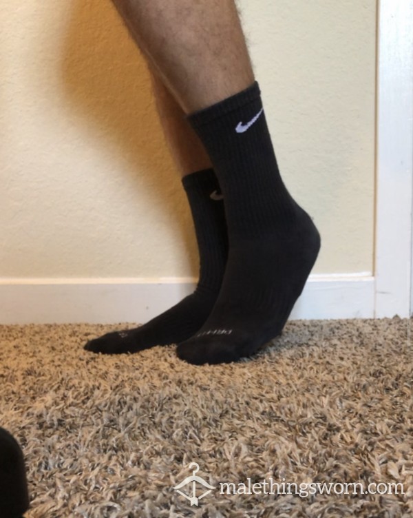 Jock’s Worn Black Nike Socks