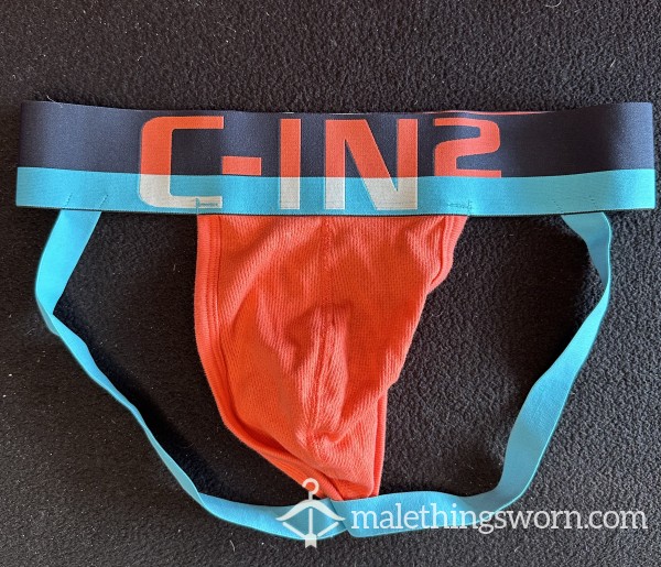 Jockstrap C*m Filled And Gym Use Lg