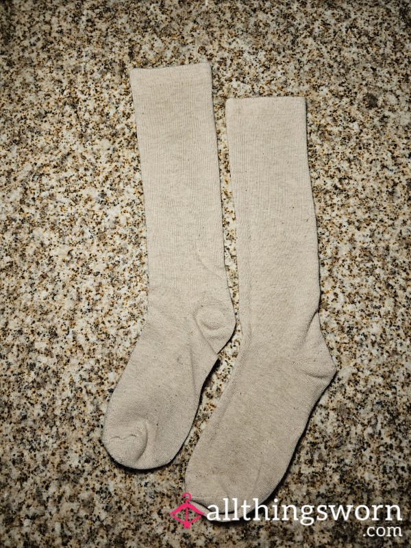 Knee High Tan Socks