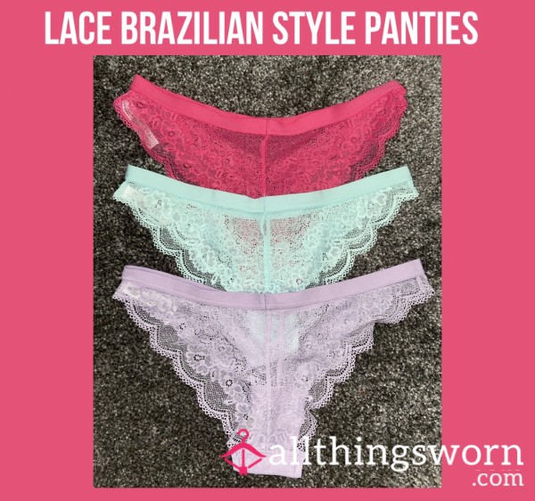 Lace Brazilian Style Panties🩷