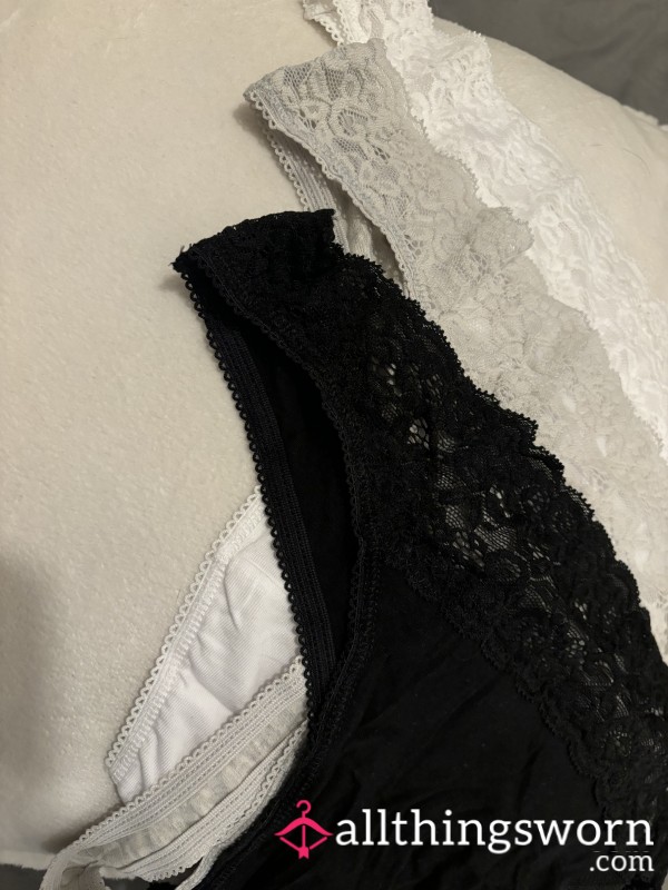 Lace / Cotton Thong