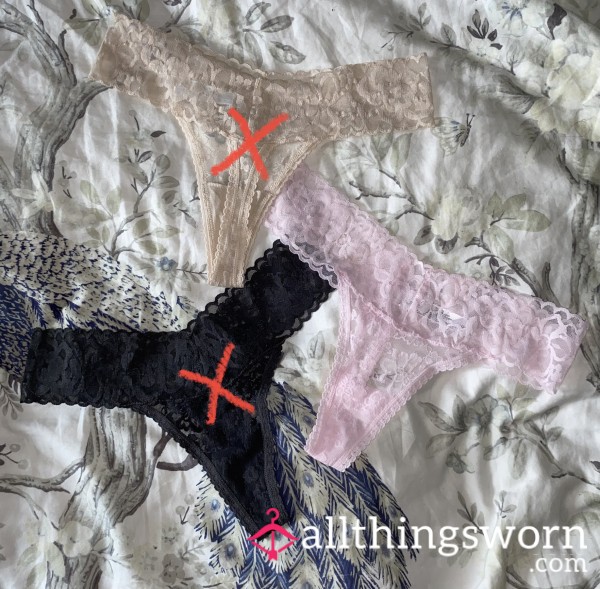 Lace Thongs (48 Hour)