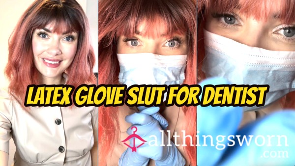 Latex Glove Sl*t For Dentist