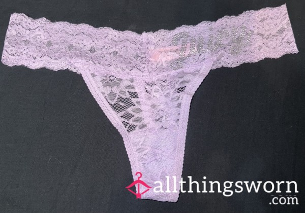 Lavender Juicy Couture Thong