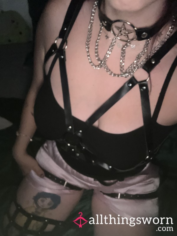 4pc Leather 🖤harness