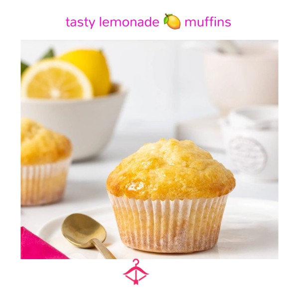 Lemonade 🍋 Freshly Baked Muffins