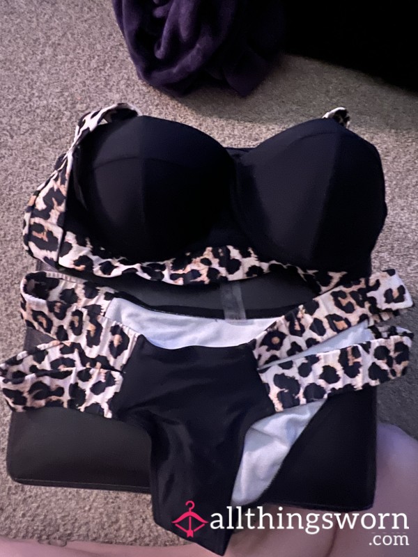 Leopard Bathing Suit Set