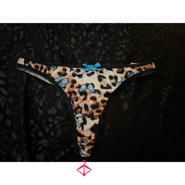 Leopard Bu*terfly Thong