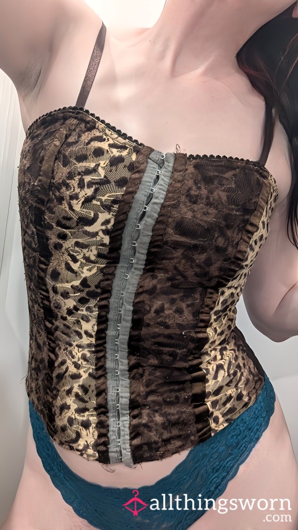 Leopard Print Lingerie Top