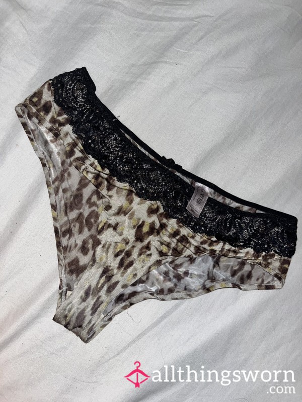 Leopard Print With Black Lace From La Senza