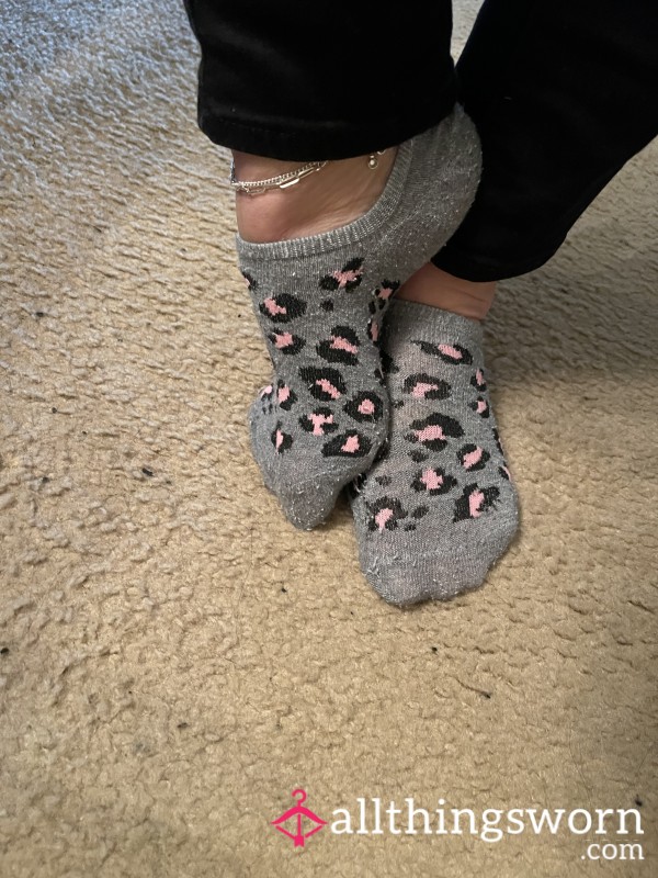 Leopard Smelly Socks