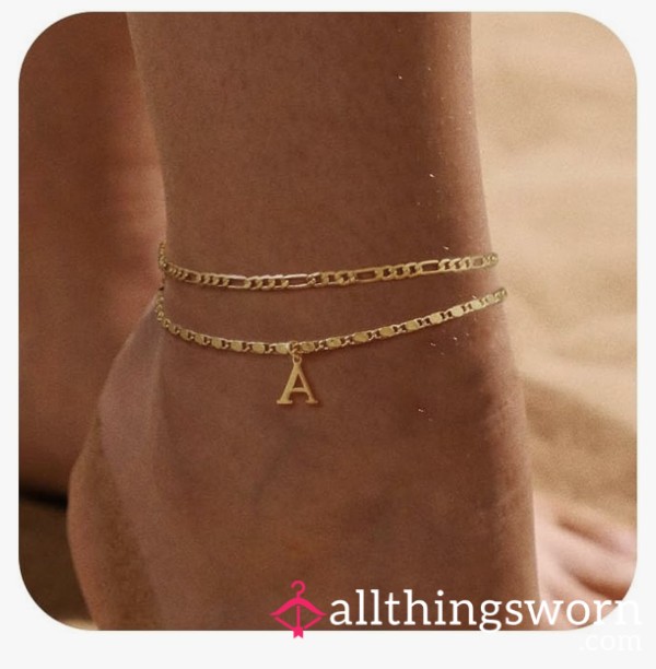 Let Me Wear Your Initial On My Ankle!