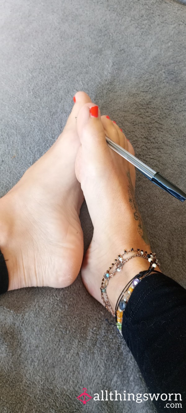 Let Me Write Your Name On My Feet!!