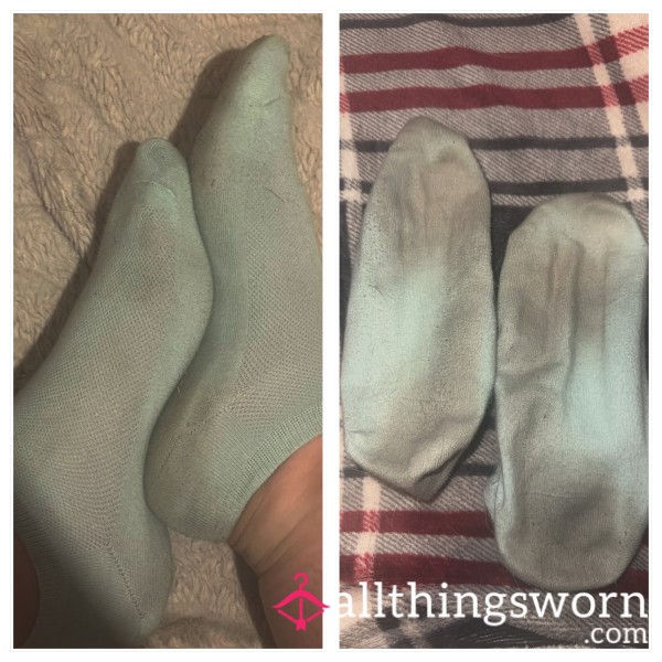 Light Blue Ankle Socks
