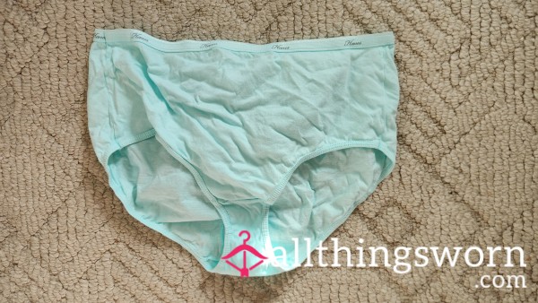 Two Day Light Teal Fullback Cotton Briefs