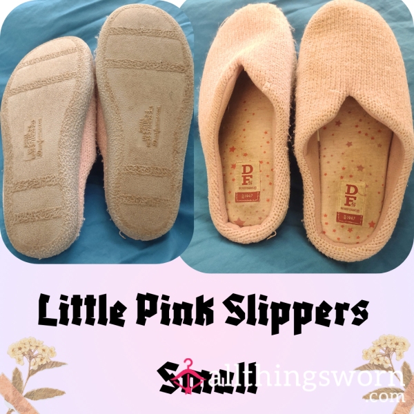 Little Pink Bedroom Slippers