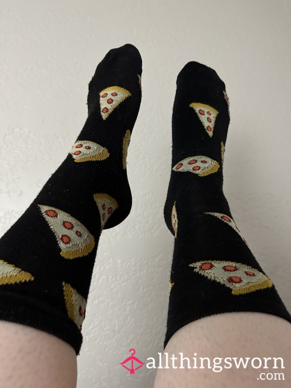 Long Smelly Pizza Socks (very Stinky)