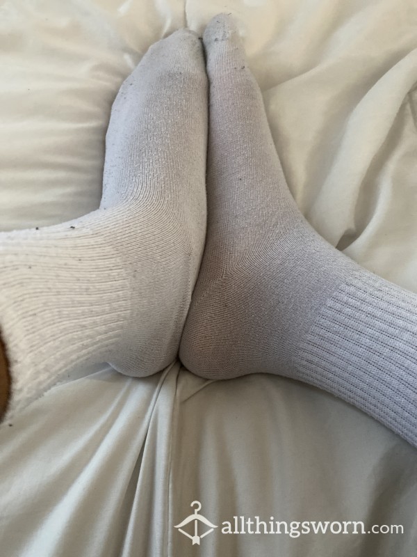 Long White Socks