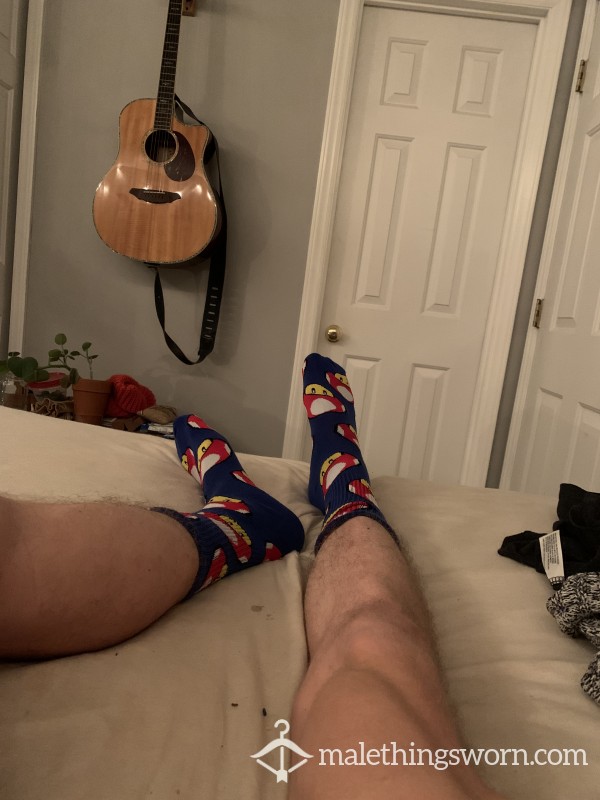Mario Mushroom Socks