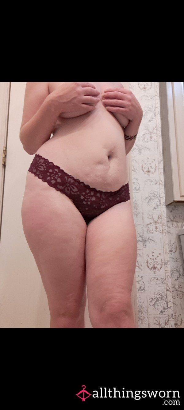 Maroon Large VS Thong