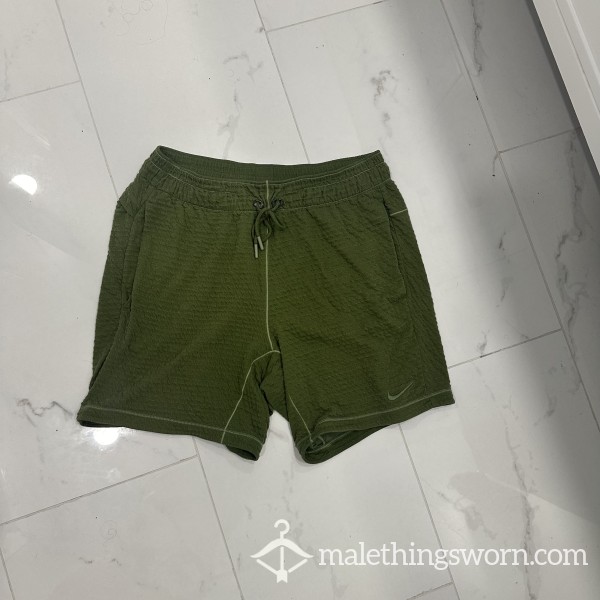 MEN’S NIKE YOGA SHORTS - Soaked In Sweat After Hot Vinyasa Cla**