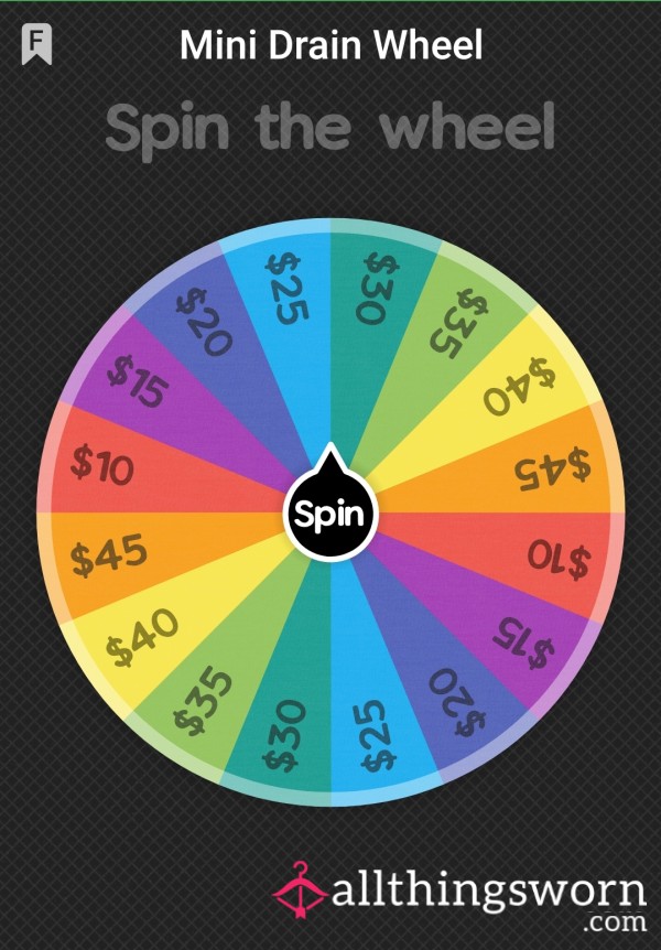 Findom Mini Wheel Drain