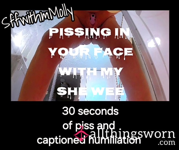 Molly Pi*ses In Your Face With Her She Wee - Pi*s Humiliation - 🚽 - 🍋 - Golden Shower - Video