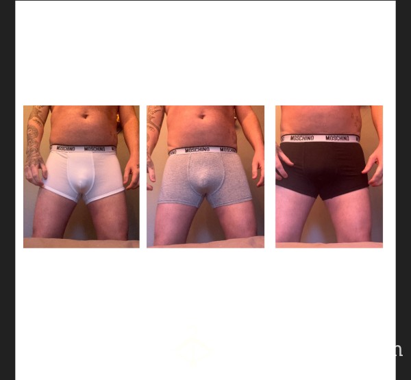 Moschino Boxers White/black/grey Available