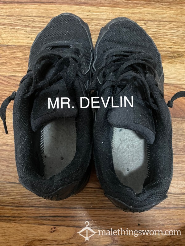 Mr. Devlin's Dirty Nikes - No Insoles, Muddy, Oldest Pair