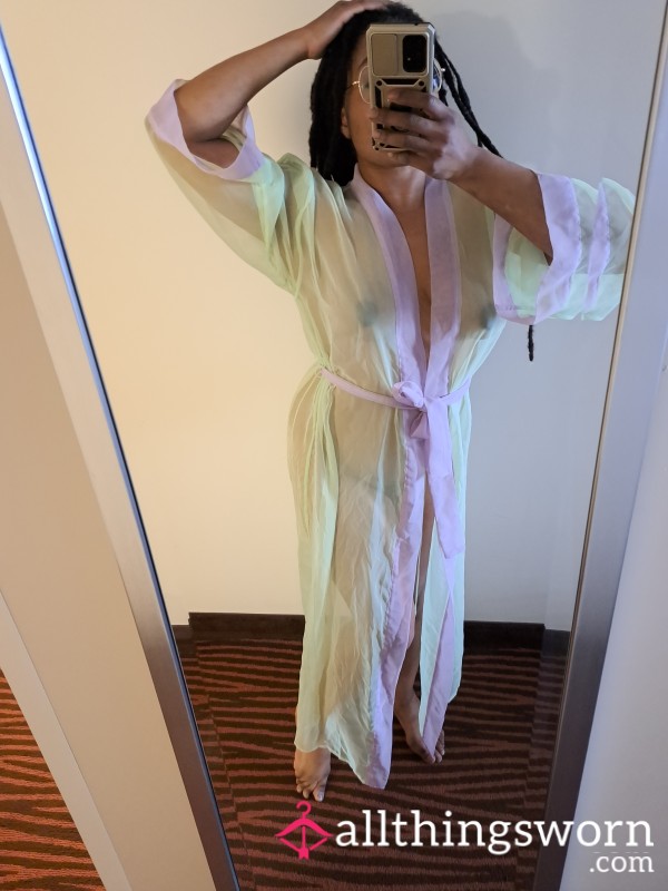 My S**y Sheer Victoria's Secret Robe