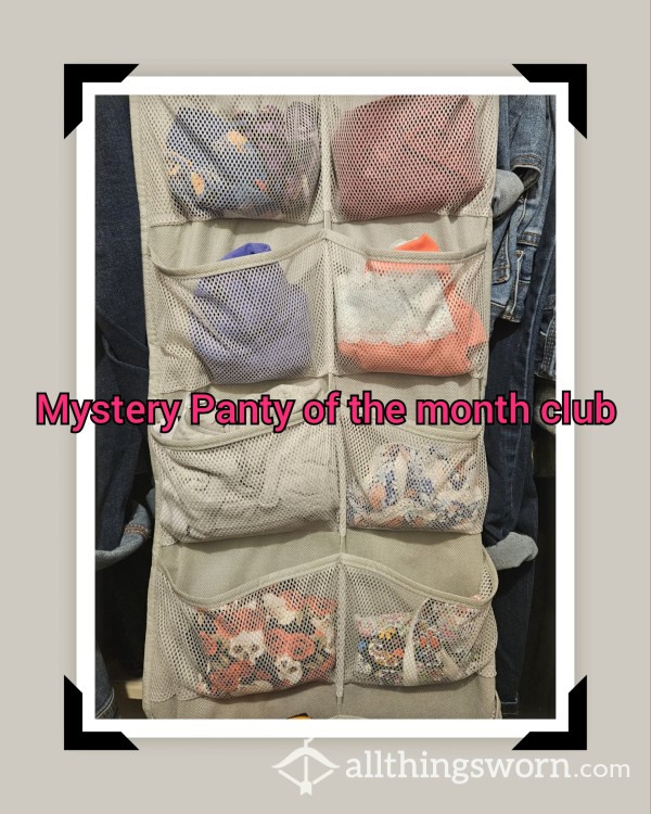 Mystery Panty Club- 3 Months = 3 Pairs Of Panties