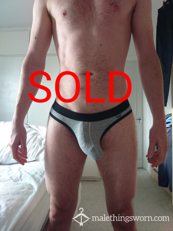 *SOLD* Naughty Briefs Worn 48 Hours. Prec*m Stains. Can Wear Longer, Just Let Me Know 👿