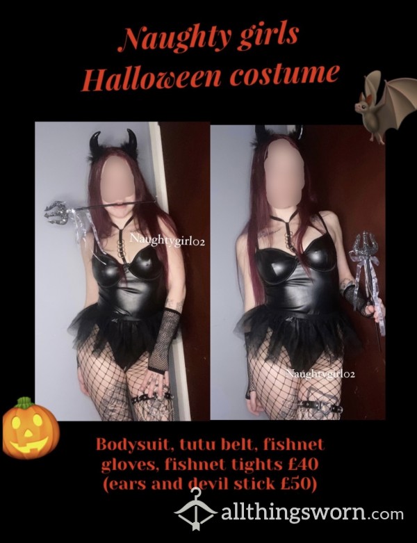 Naughty Girls Halloween Costume😈| S**y Lingerie🖤