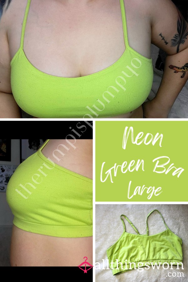 Neon Green Sports Bra