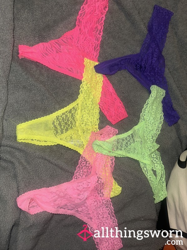 Neon Thongs To Choose From