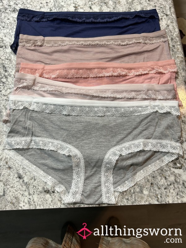 Full Back / Cheekie Lace Panty Bundle