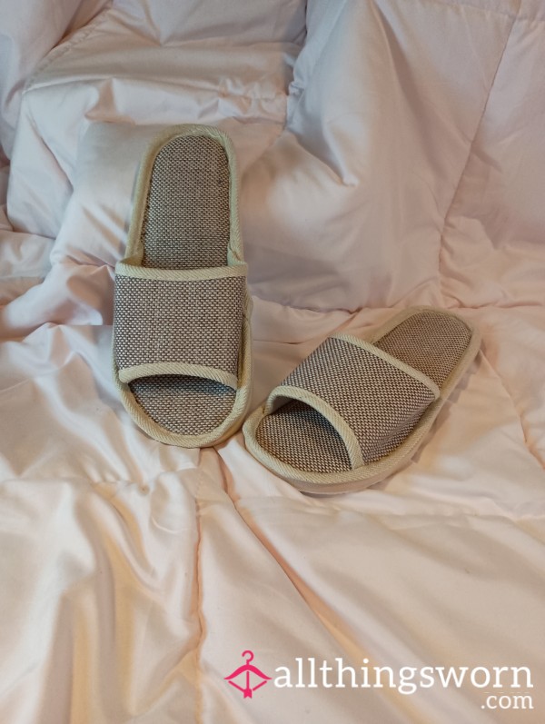 New Stiff And Rough Bamboo House Slippers