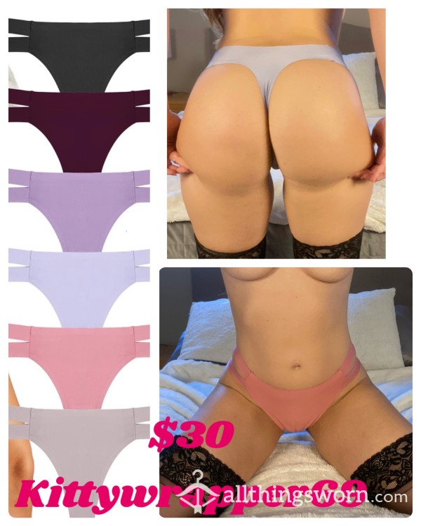 Nylon Seamless S**y Strap Thong