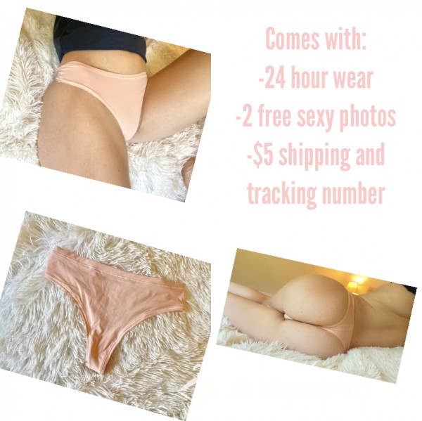 Pale Pink Super Soft Thong!