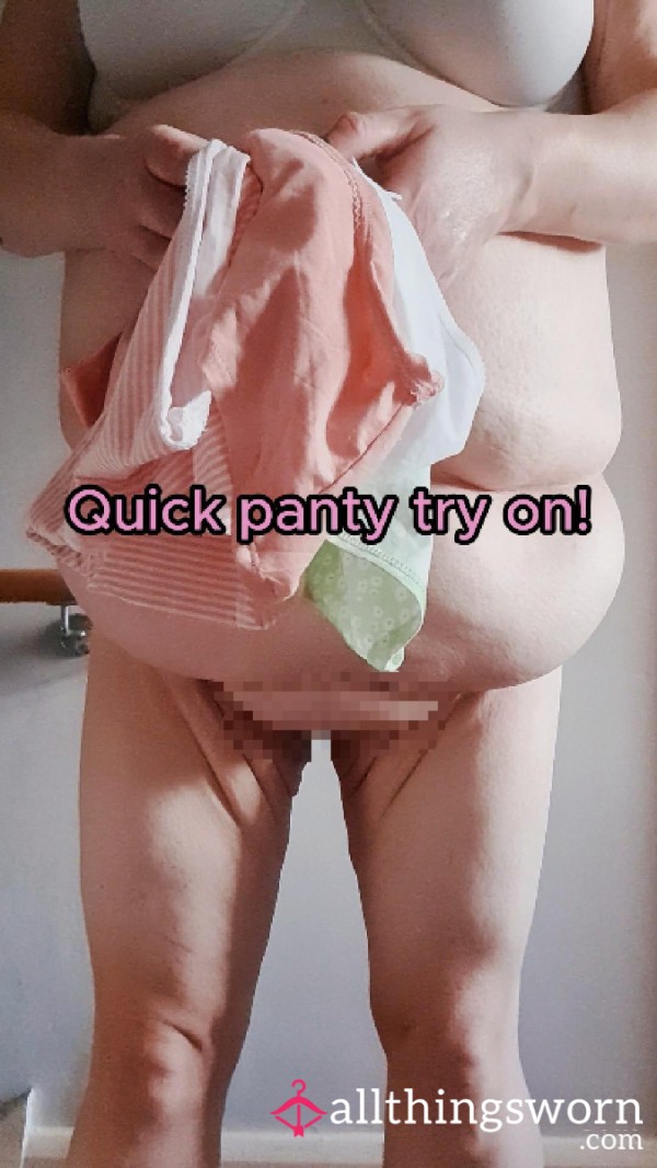 Panty Try On!