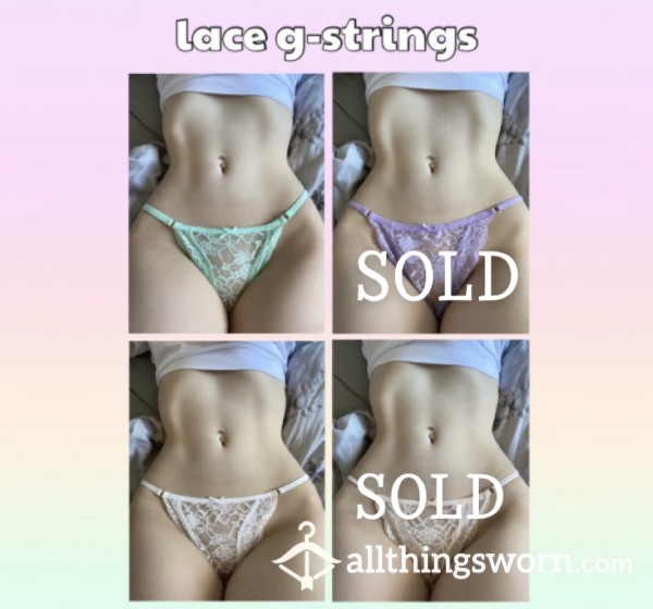 Pastel Lace G-strings🌸