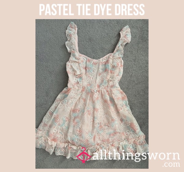 Pastel Tie Dye Dress🍬