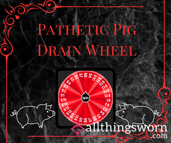 Pathetic Pig Drain Wheel