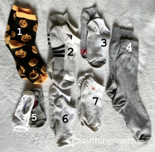 Pick Your Poison, 48 HR Or 1 Week Wear Socks