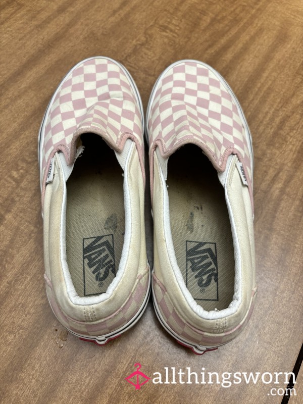 Pink And White Vans