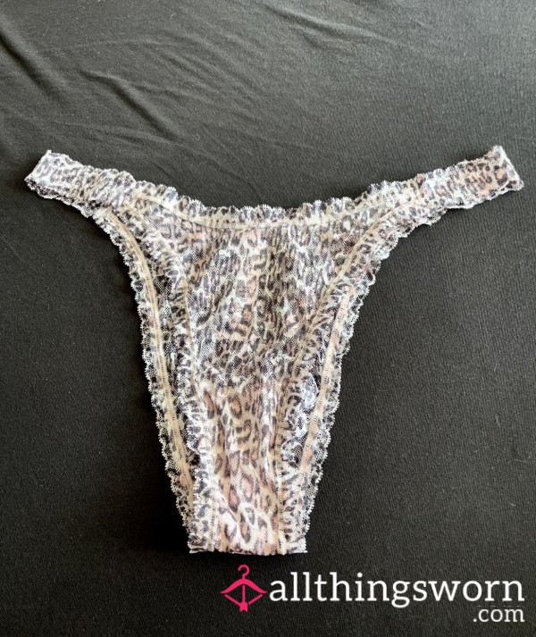 Pink Brazilian Leopard VS Panties