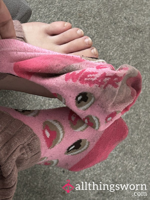 💕🧦 Pink Doughnut Socks 🧦💕