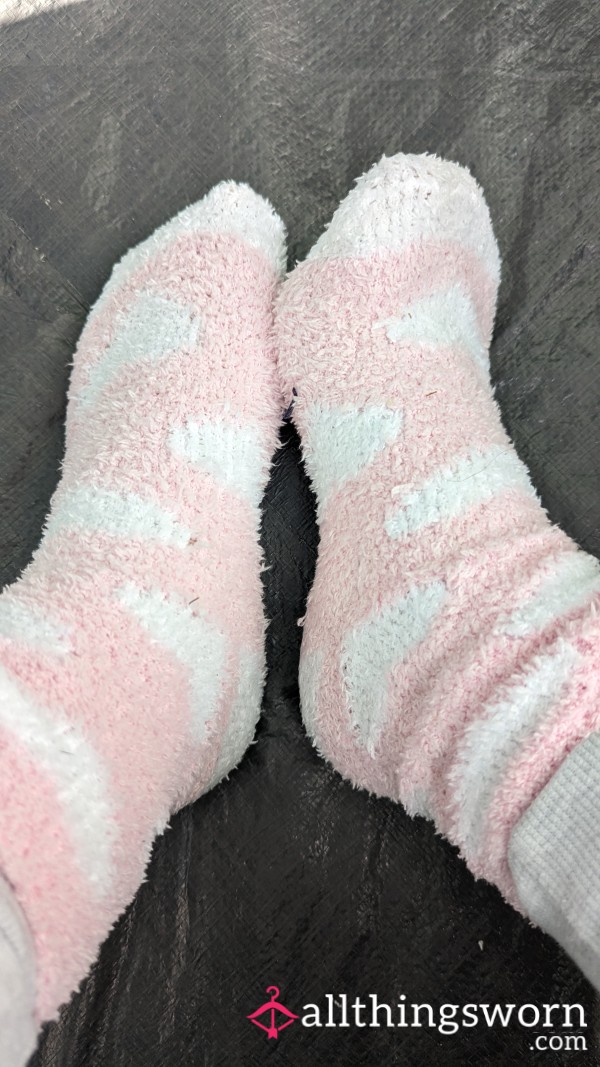 Pink Fluffy Socks