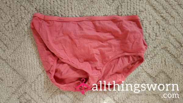 Two Day Pink Fullback Cotton Briefs